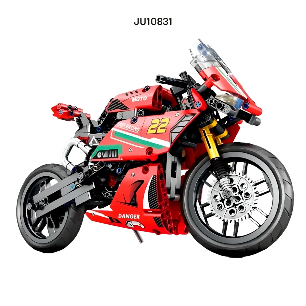 MOTO ARMABLE TIPO DUCATI - 470 PIEZAS [47102]