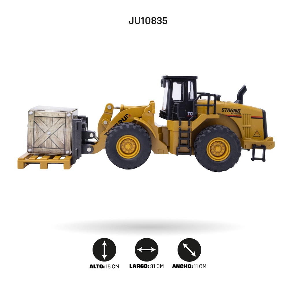 CARRETILLA ELEVADORA DE ALEACIÓN 1:40 [292H-49]