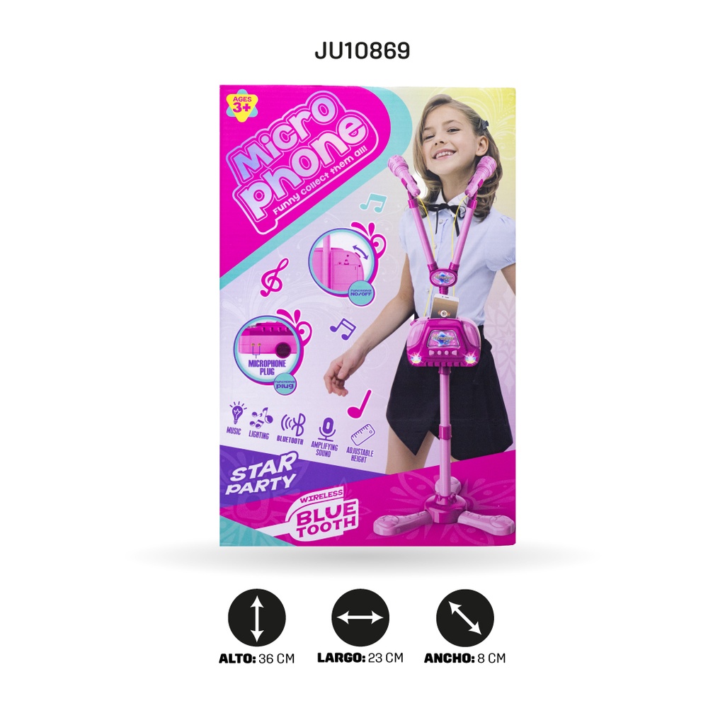 MICRÓFONO DOBLE BLUETOOTH [5039A]