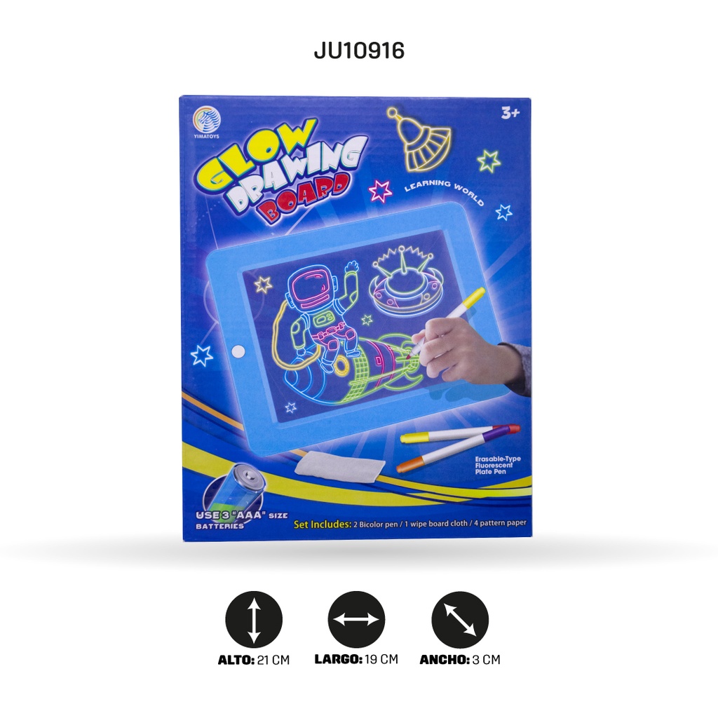 TABLERO DE DIBUJO, A COLOR CON LUZ [YM2303]