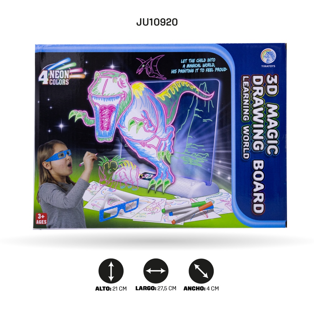 MESA DE DIBUJO 3D (VERSIÓN DINOSAURIO) [YM-23]