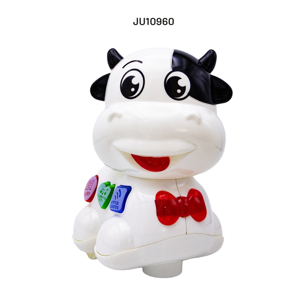 JUGUETE DE VACA CON LUZ Y SONIDO [8398-3A]