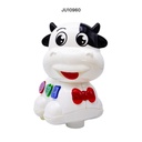 JUGUETE DE VACA CON LUZ Y SONIDO [8398-3A]