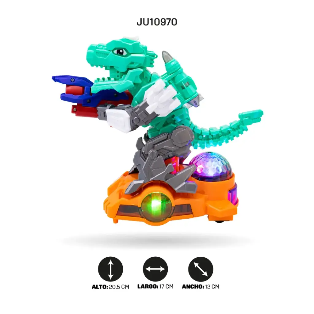 DINOROBOT LUZ Y SONIDO [ZR141-3]