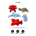 JUEGO DE ANIMALES DE VINILO - 5 PIEZAS [SDH168-84]