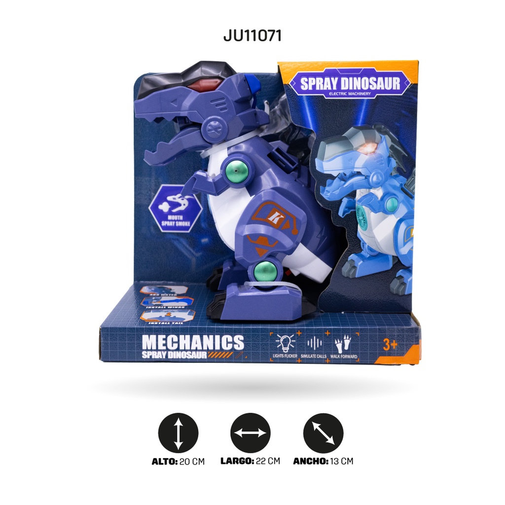 DINOROBOT CON HUMO Y LUZ [KA-2A]