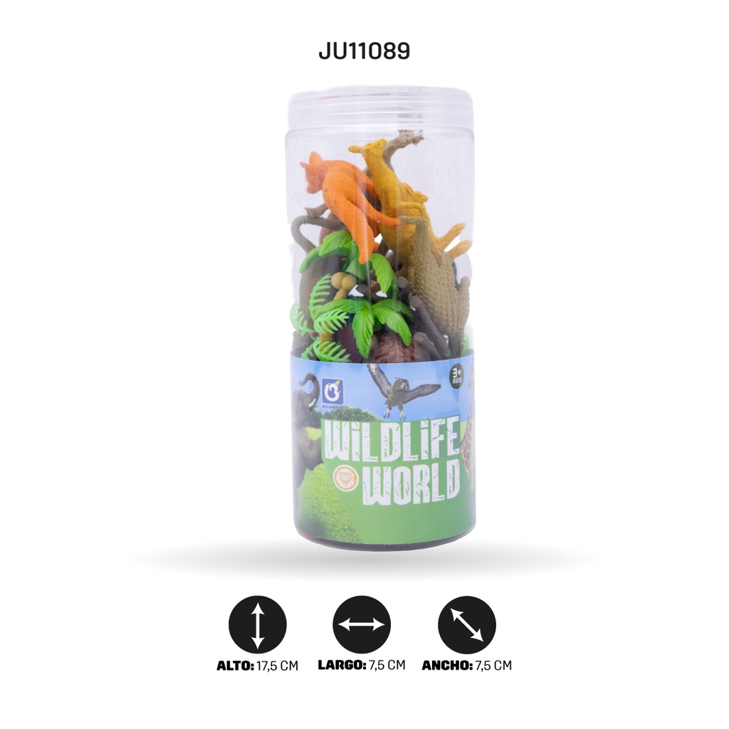 FIGURAS DE ANIMALES DE LA SELVA [TQ260-35C]