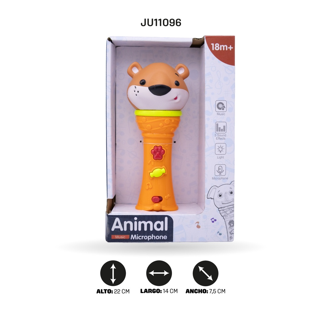 MICRÓFONO FIGURA OSO [MTK040-2]