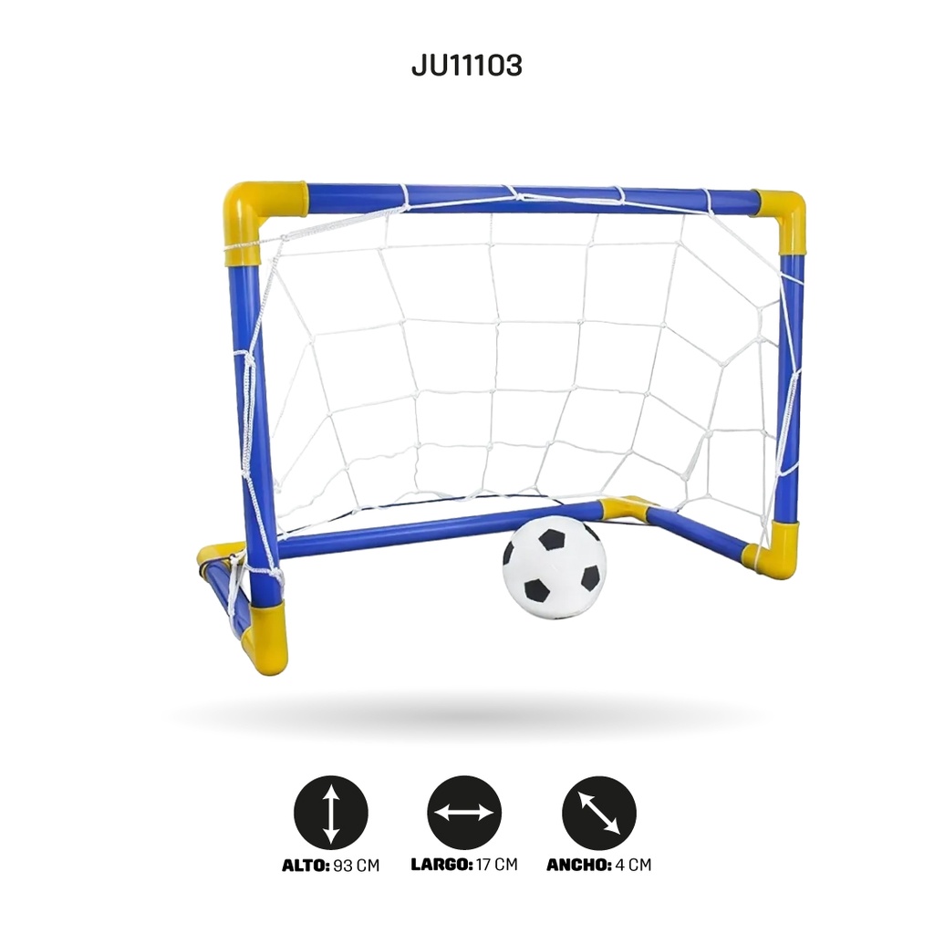 PORTERIA DE FÚTBOL PARA NIÑOS DE 61 CM [777-005]