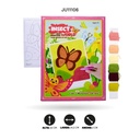 PINTURA DE MARIPOSA CON LANA [621-15]