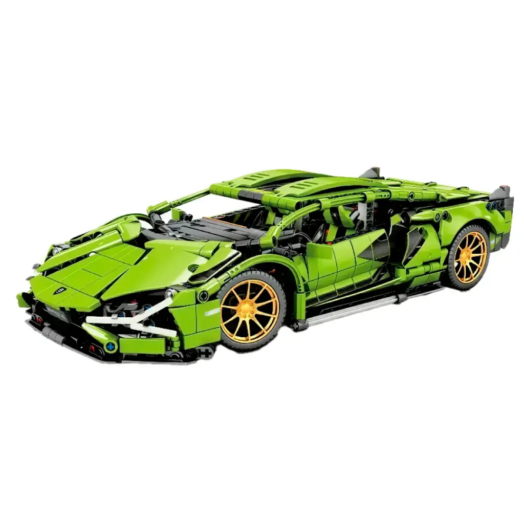 VEHICULO DEPORTIVO LAMBORGHINI ARMABLE CON CONTROL REMOTO X 1255 PIEZAS [49001]
