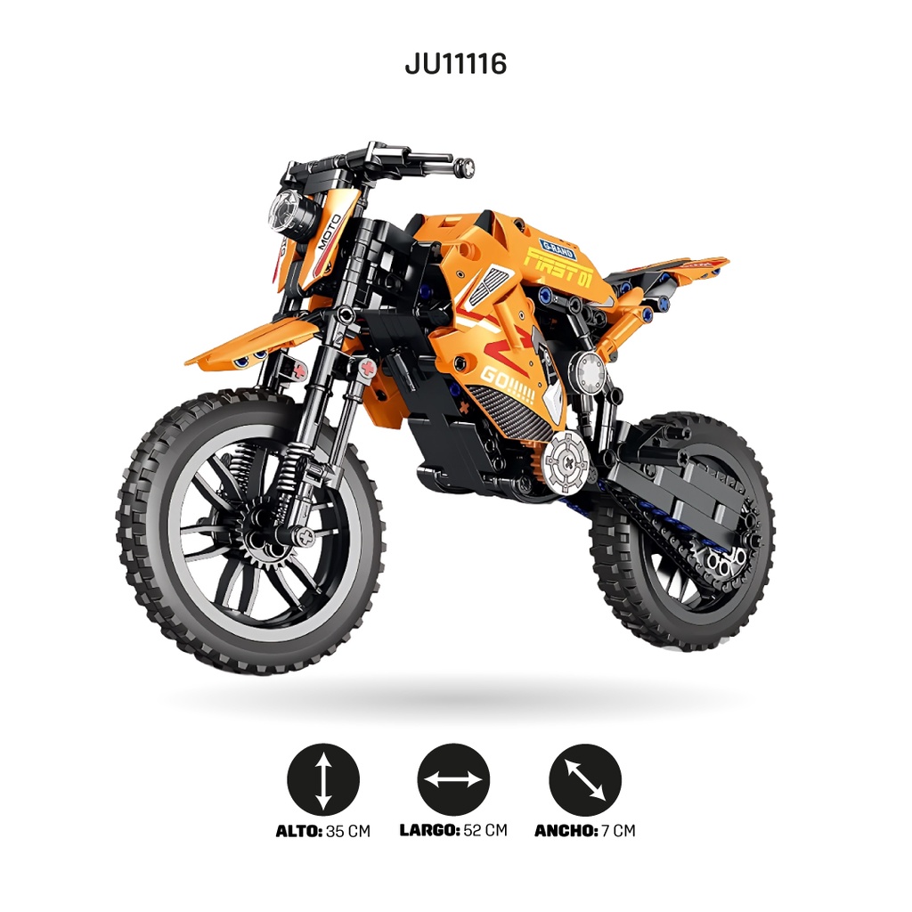 MOTOCICLETA TODOTERRENO X506 PIEZAS [47105]