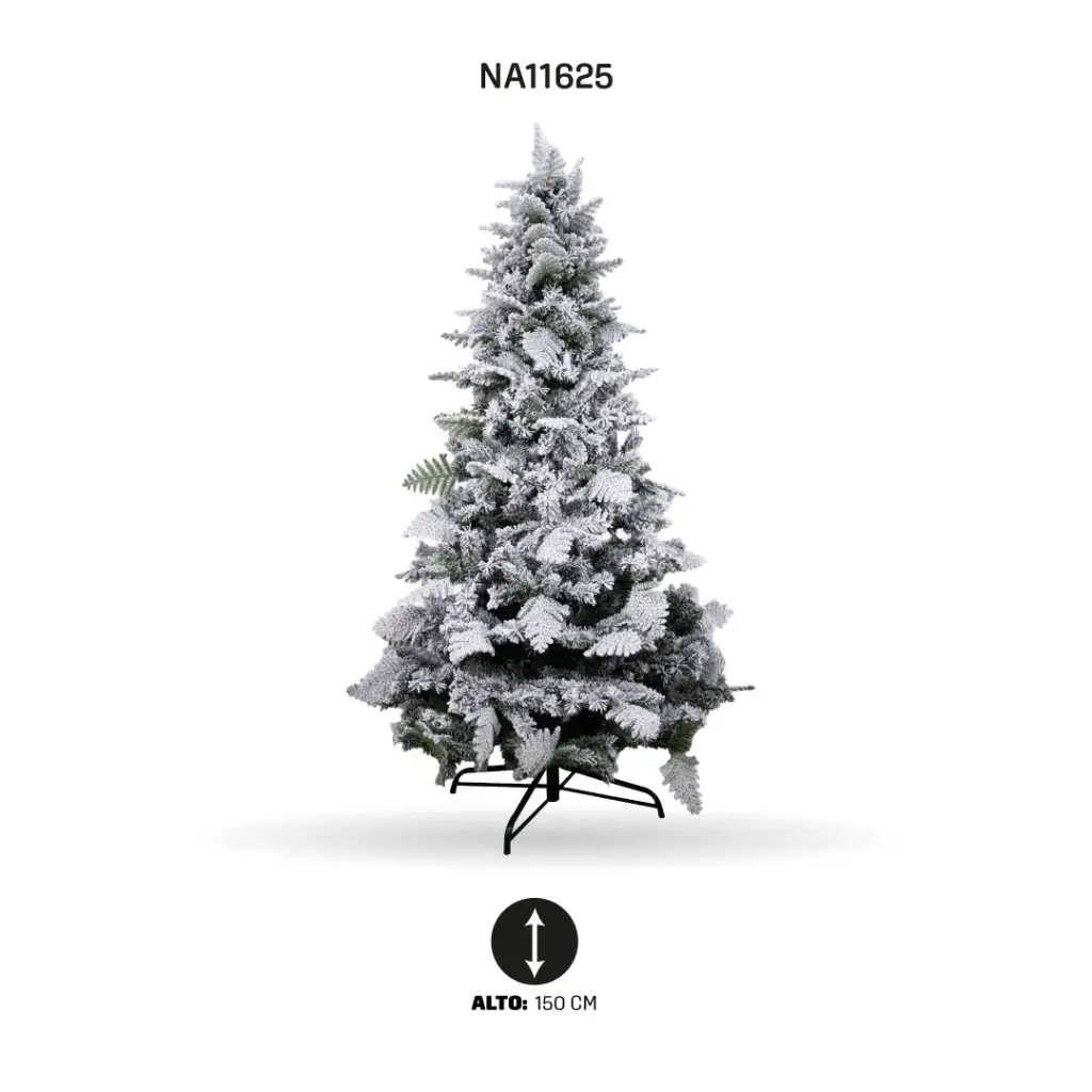ARBOL DE NAVIDAD CON NIEVE E7013RF 150 CM/398T [PAC5589]