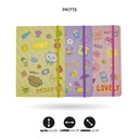 AGENDA CON ESTAMPADO DE OSOS DE 100 HOJAS CON BANDA A5-6000-14 [PAC4754]