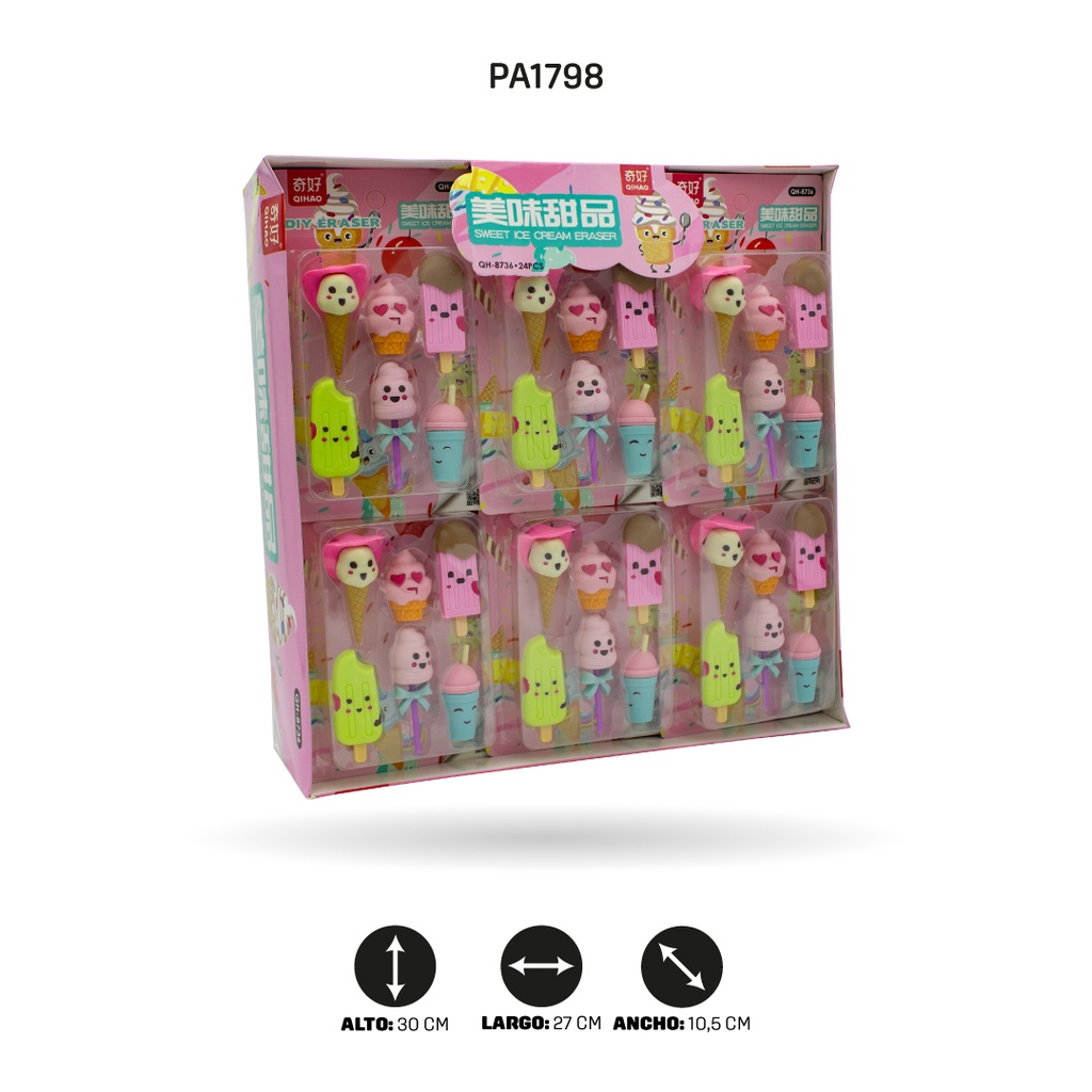 BORRADOR HELADO BOX 24 UND QH-8736  [PAC4616]