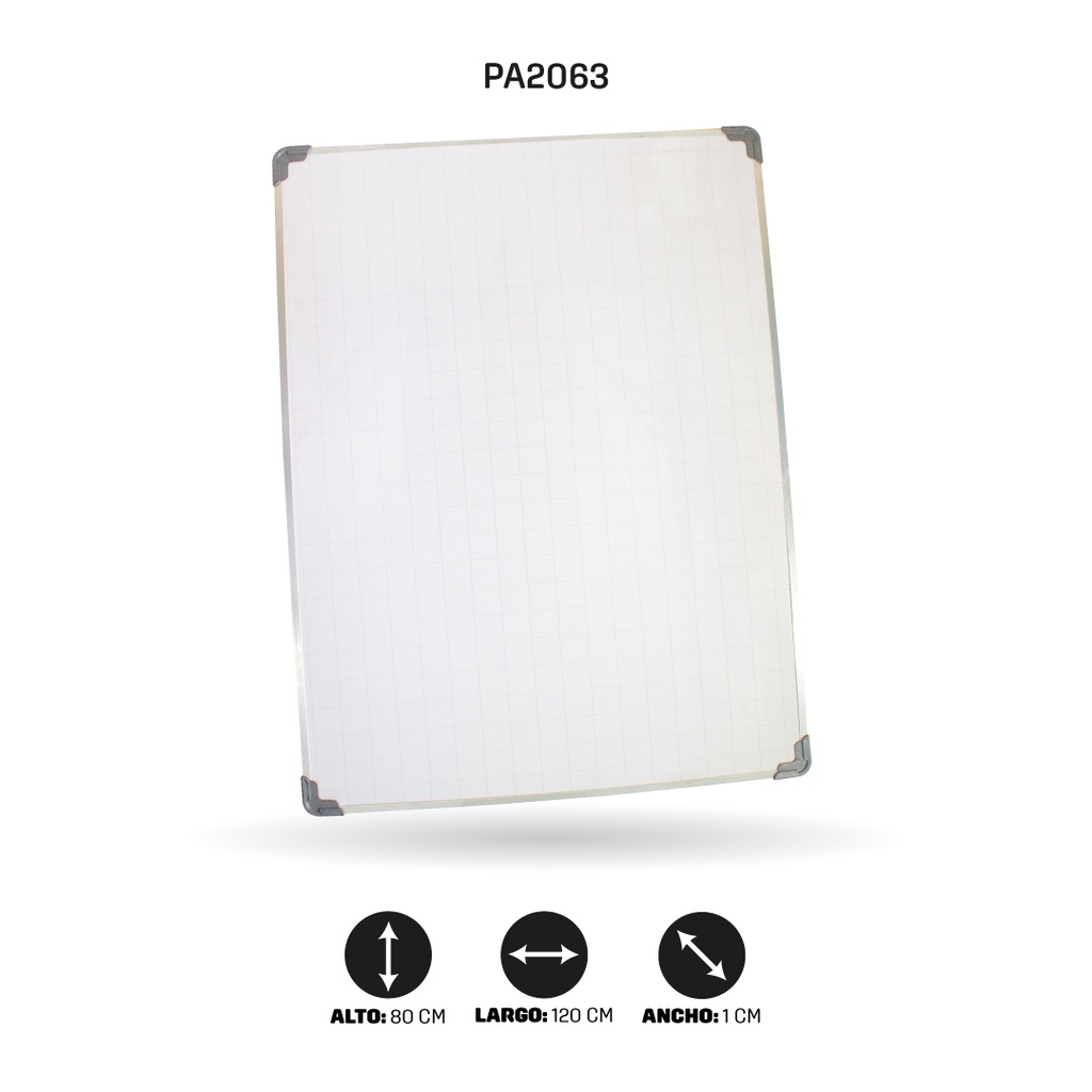 TABLERO NACIONAL CUADRICULADO 80CM X 120CM