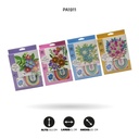 ACOLCHADO DE PAPEL YZ178 MOTIVO FLOR DISPLX 10 [PAC4668]