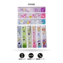 REGLA TRANSPARENTE ESCHARCHADA XPM-3000-30/48/61/59 20CM DISPLX 24 [PAC4710]