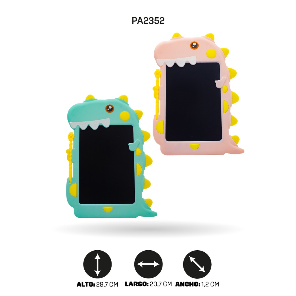 TABLET DE DIBUJO DINASAURIO LCD 2 MOTIVOS [PAC4727]