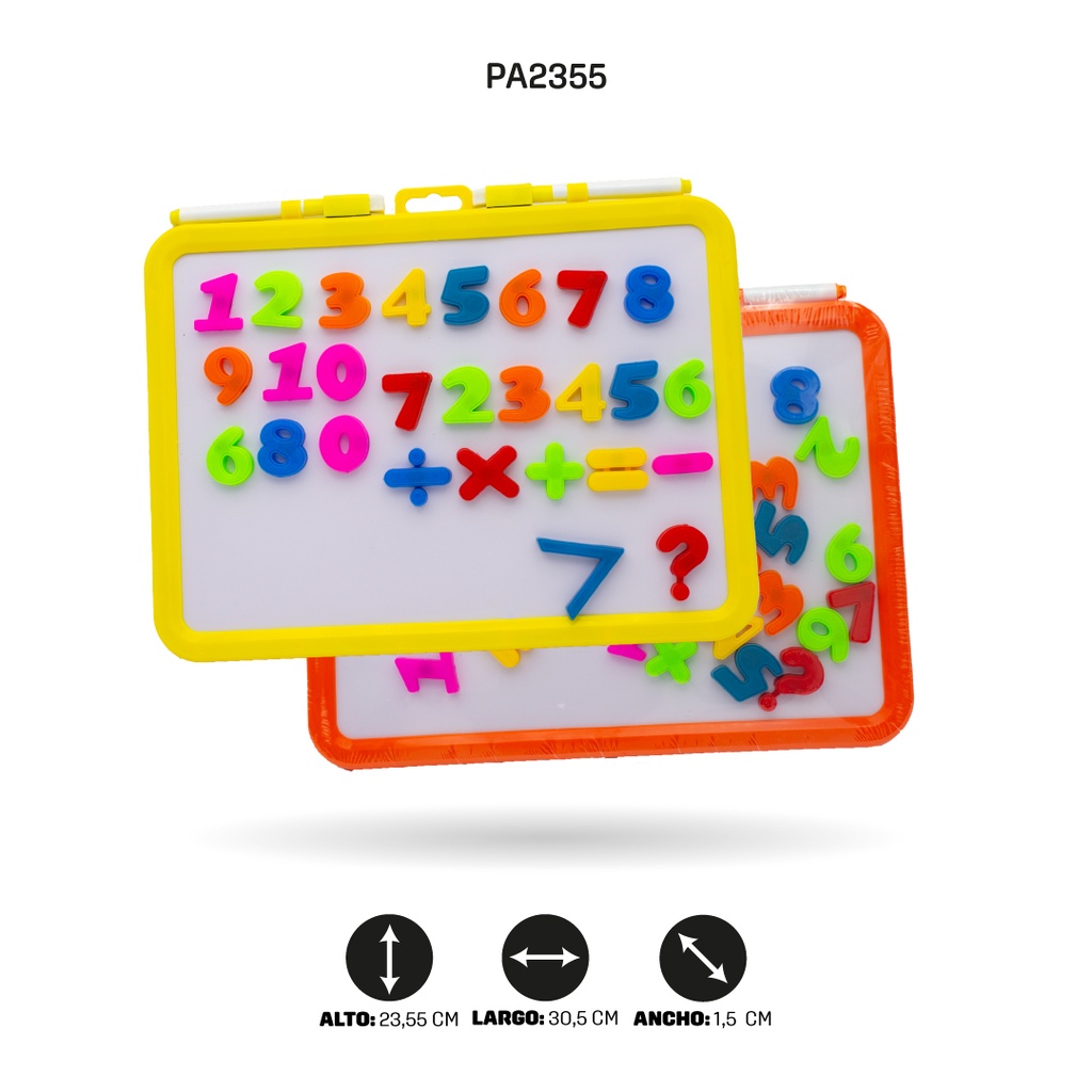 TABLERO 905 DE NUMEROS Y SIGNOS DE COLORES [PAC4730]