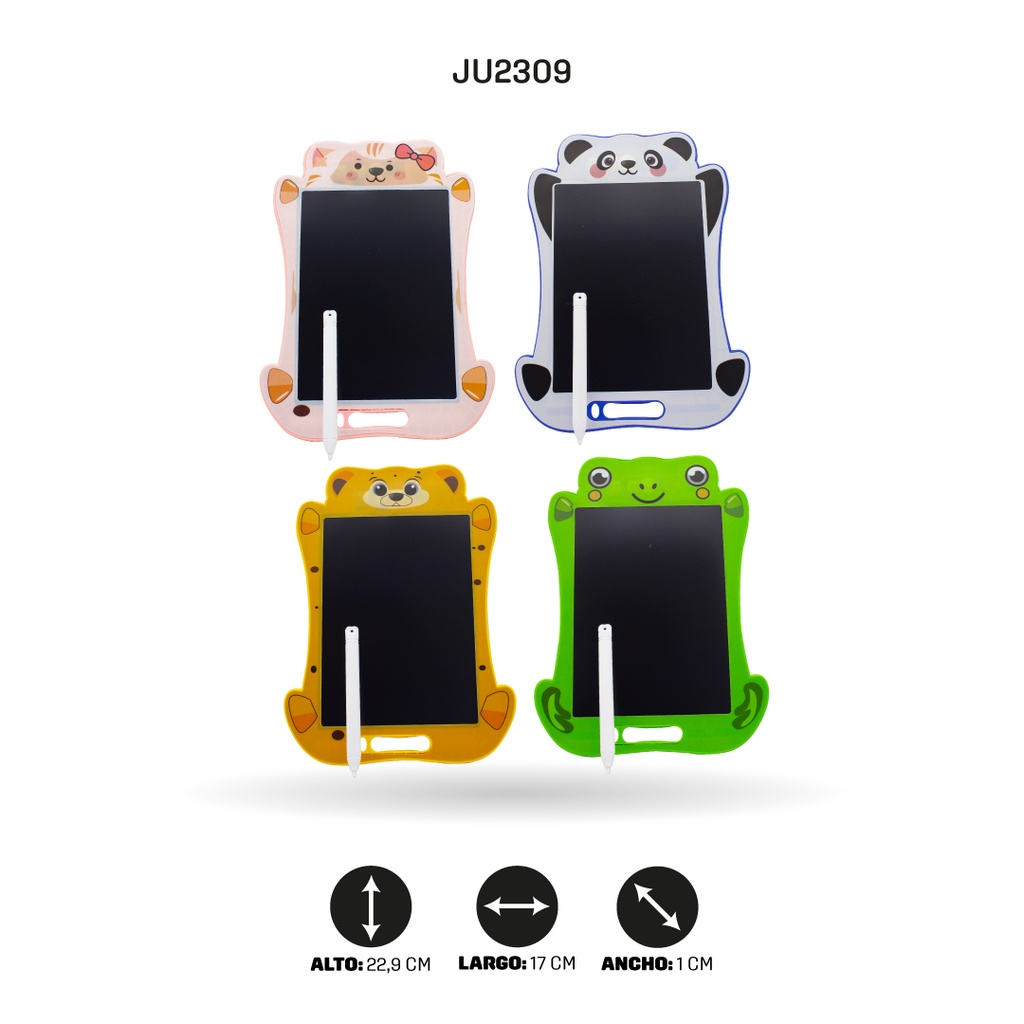 TABLET DE DIBUJO ANIMALES LCD 4 MOTIVOS [PAC4725]