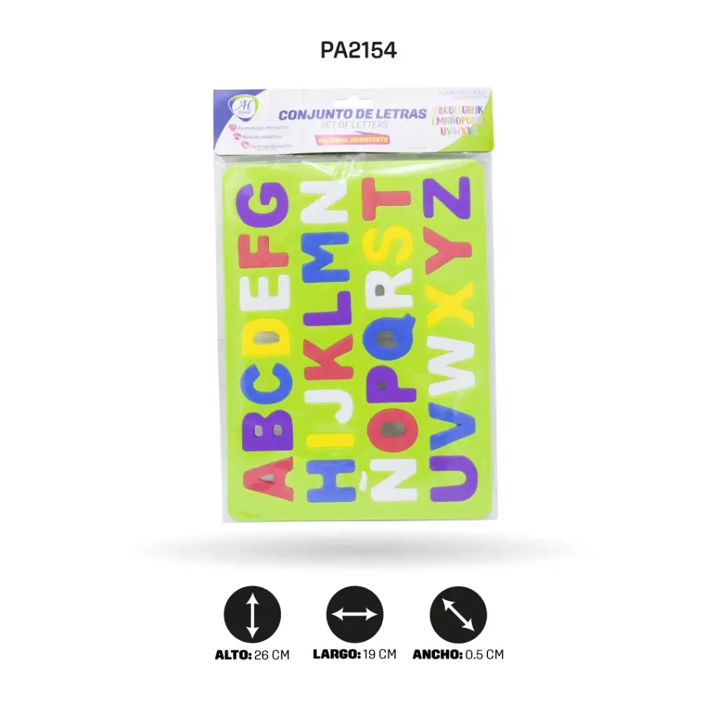 DIDACTICOS FOAMY -LETRAS [PAC5870]