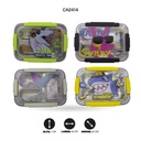 LONCHERA INFANTIL EN ACERO INOXIDABLE 4 MOTIVOS 886 [PAC4795]
