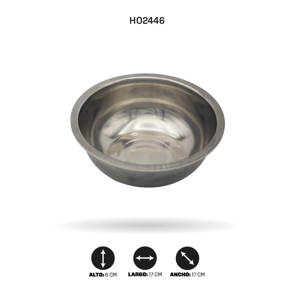 BOWL DE ACERO 17CM [PAC5302]