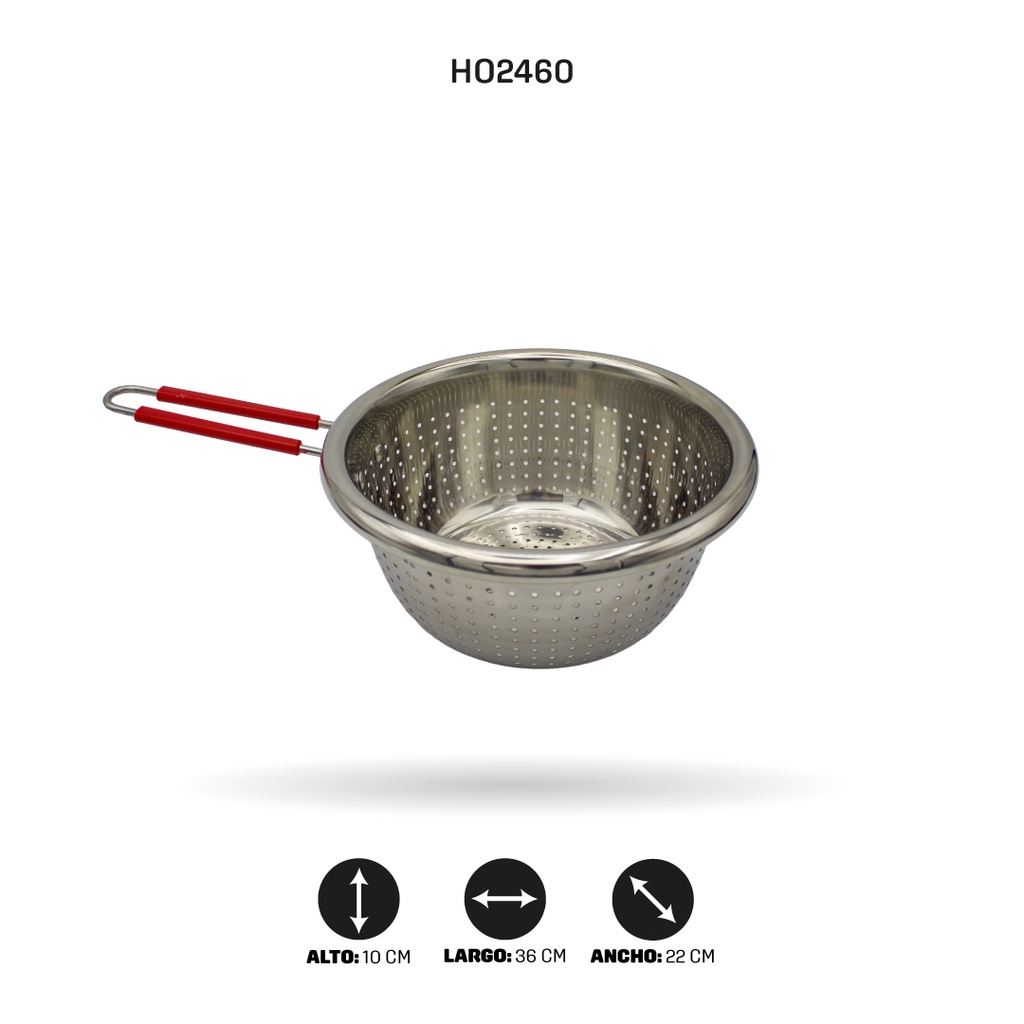 ESCURIADOR METALICO CON AGARRADERA 22CM [PAC5313]