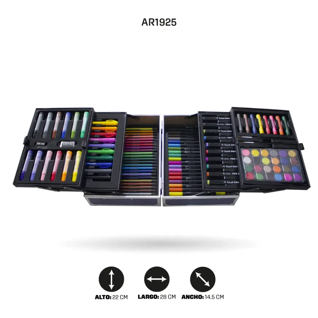 SET DE ARTE MALETA CON 133PCS [PAC5398]