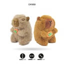 LLAVERO CAPYBARA COLOR CAFE, CON SONIDO [PAC5829]