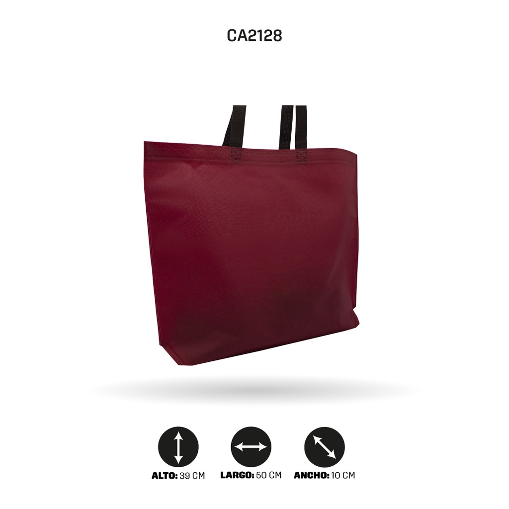 BOLSA CAMBRE CON AGARRADERA 39x50x10CM [PAC5164]