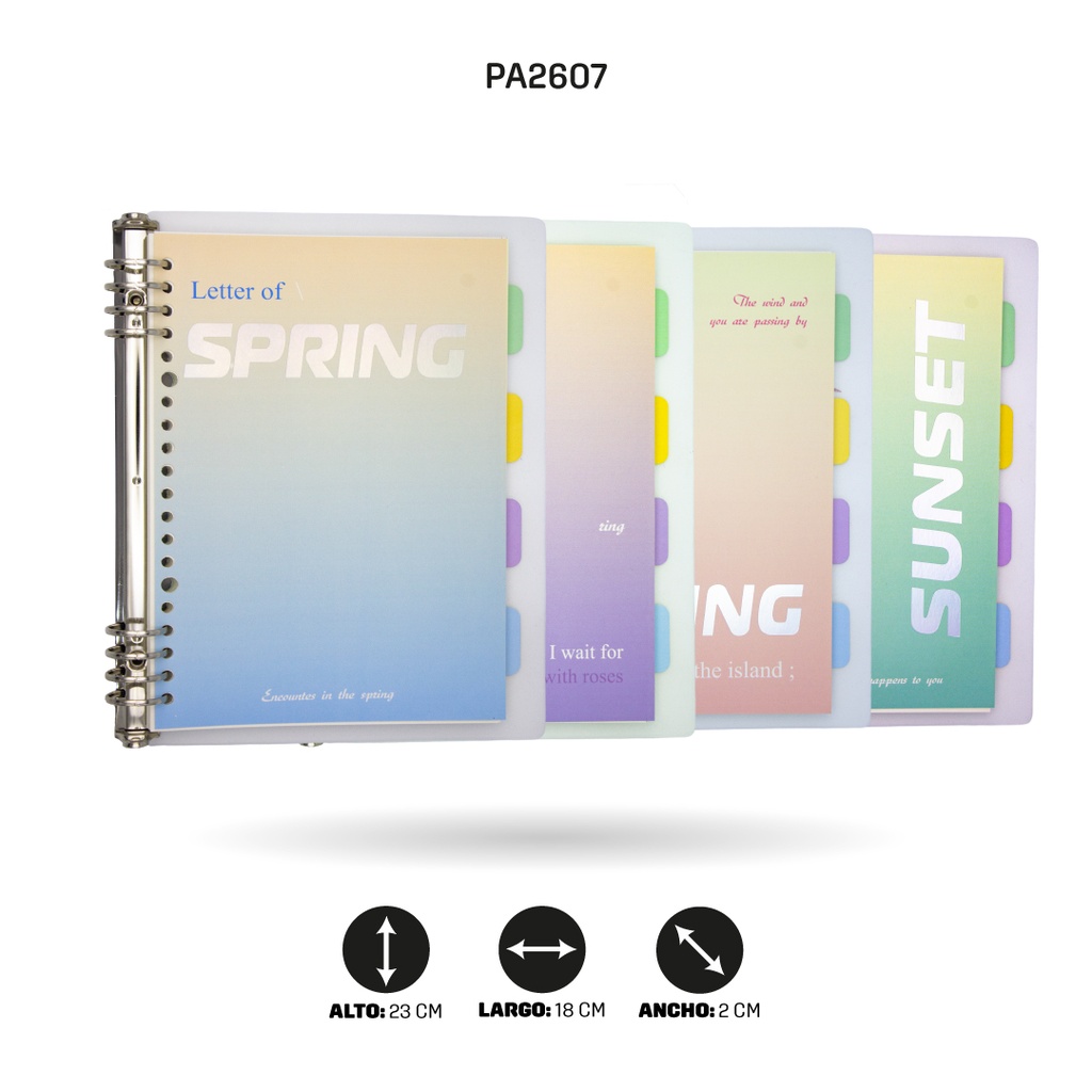 AGENDA A5-1168 8 DE AGUJEROS METALICOS [PAC4667]