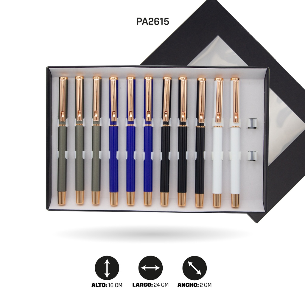 BOLIGRAFO 201 DETALLES  PALO ROSA 4 COLORES METALICO[PAC5232]