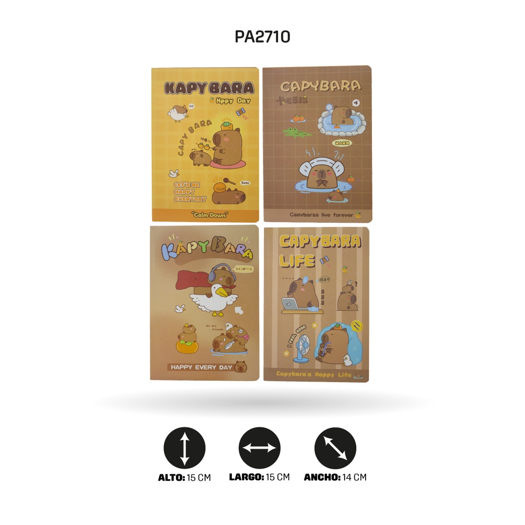 AGENDA LINEA CAPYBARA 182x255 MM XX-16024 [PAC5814]