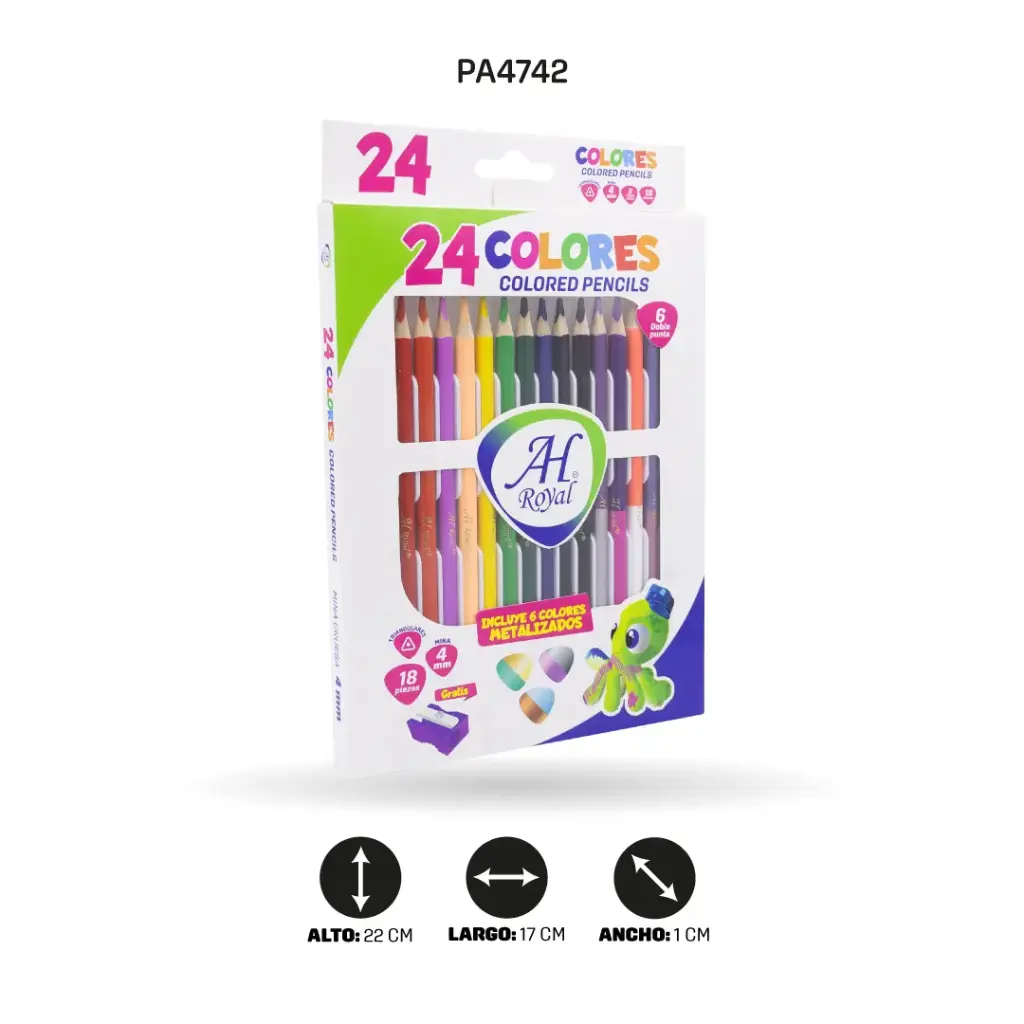 COLOR AH ROYAL 18 UNIDADES 24 COLORES [PAC5901]