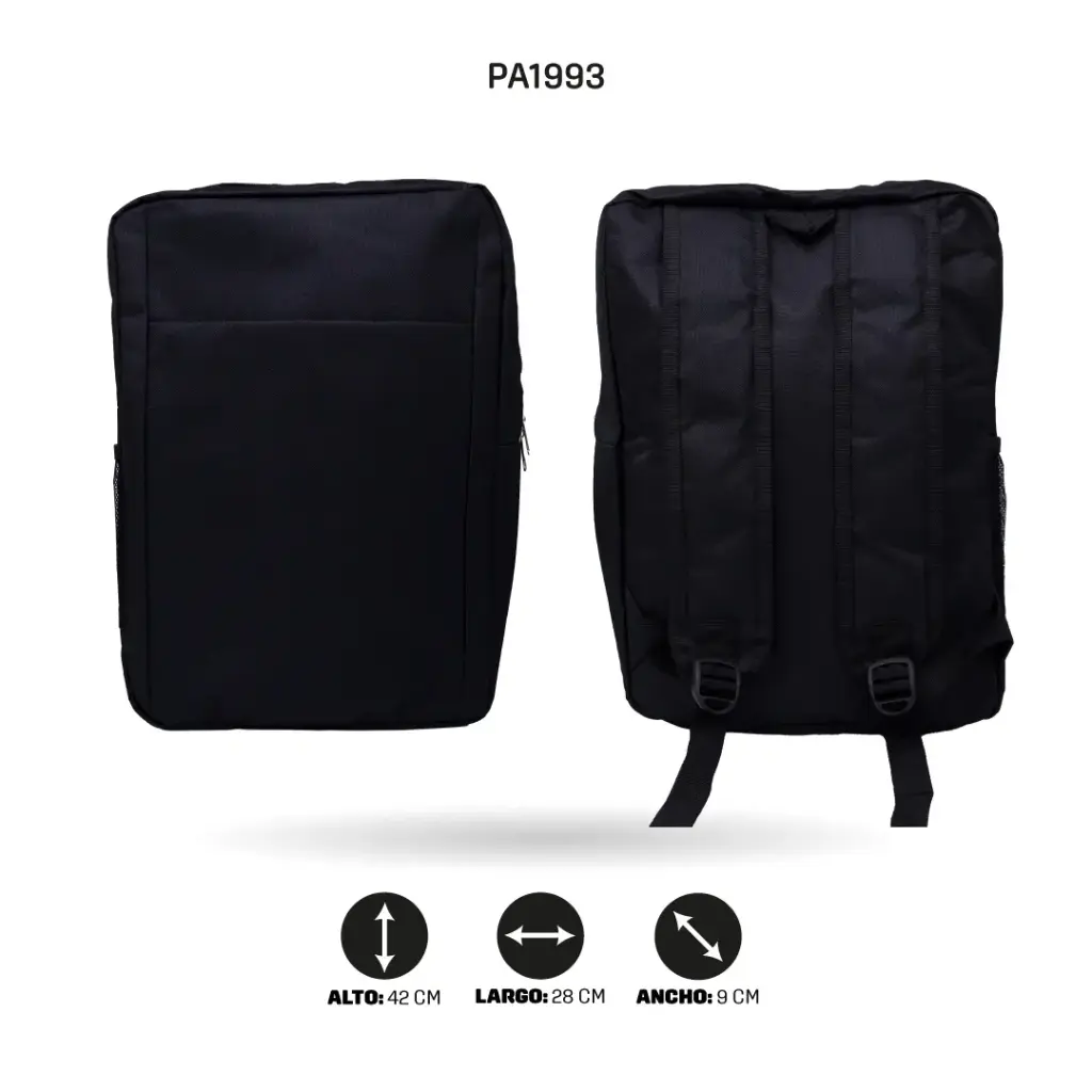 MALETIN EJECUTIVO NACIONAL NEGRO CON PORTATERMO