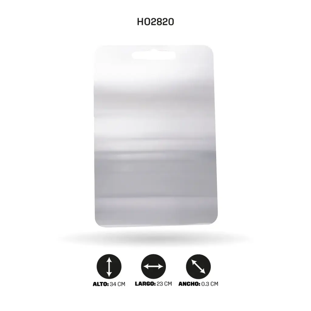 TABLA DE CORTAR DE ACERO INOXIDABLE 34x23CM [PAC5900]