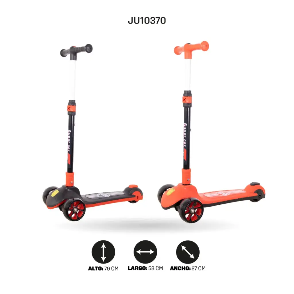 SCOOTER PATINETA RECREATIVA CON ILUMINACION  [PAC3276 - PA00279]
