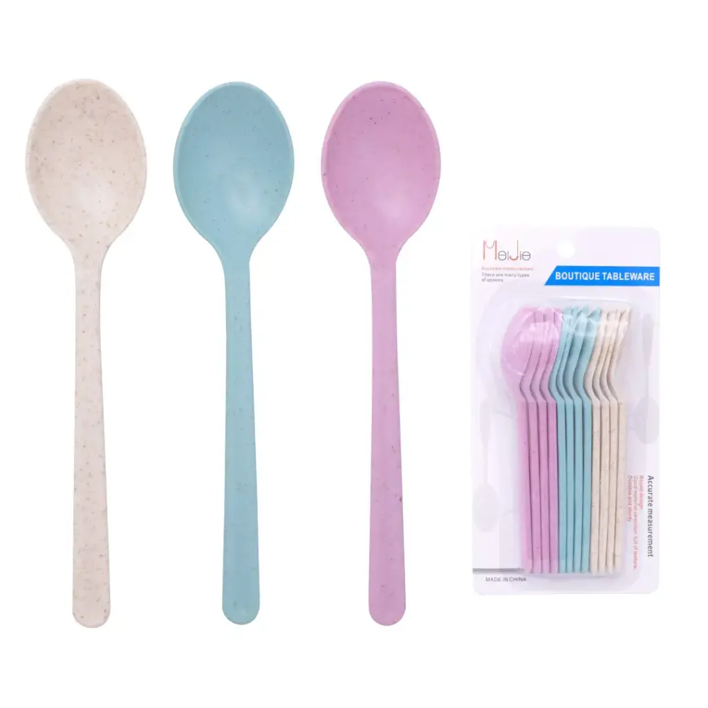 CUCHARA PEQUEÑA TONO PASTEL 12PCS [PAC6435]