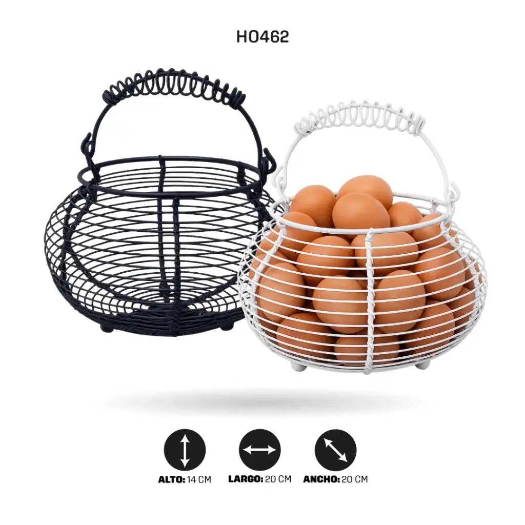 CESTA METALICA PARA HUEVOS [PAC6479]