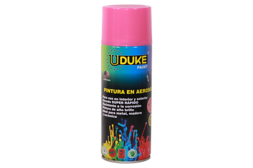 PINTURA AEROSOL UDUKE ROSADO MEDIO EXTRA GRANDE 400ML [313-(HT40213)]