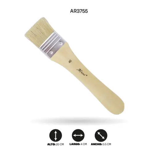 [AR3755] BROCHA AH ROYAL DE CERDA 1.5 PULGADAS Nº 4 [PAC70050-3755]
