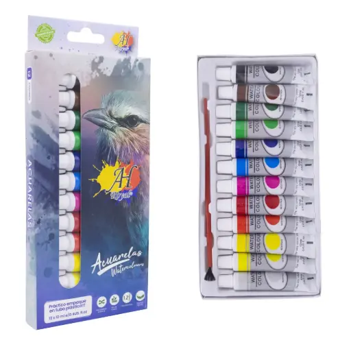 [AR4009] ACUARELA AH ROYAL 12 COLORES [PAC70058-4009]
