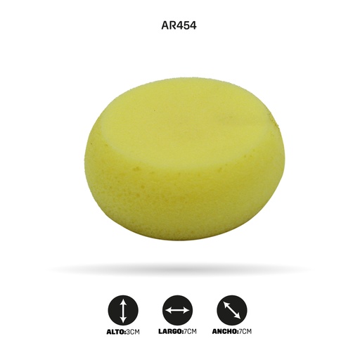 [AR454] ESPUMA REDONDA LISA 809-1 [PAC20182-454]