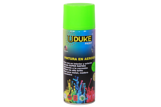 [AR792] PINTURA AEROSOL VERDE FLUORESCENTE EXTRA GRANDE 400ML  [1003-HT40223]