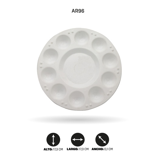 [AR96] PALETA HUEVO BLANCA