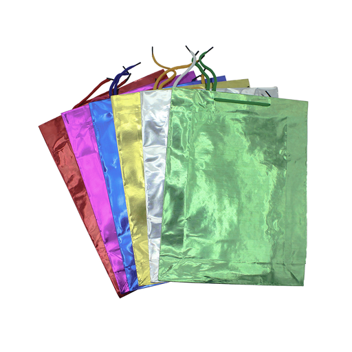 BOLSA DE REGALO HOLOGRAMADA NO.4 GRUESA (34cm x 25.5cm x 8cm) x 180grs [PAC70495-2739-PAC30050-2739]