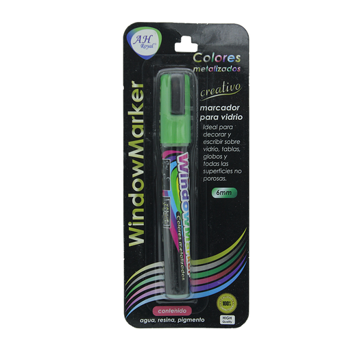 MARCADOR AH ROYAL PARA VENTANA CBM259/1 VERDE 6 MM [PAC2596]