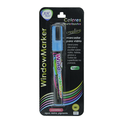 [CA6068] MARCADOR AH ROYAL PARA VENTANA CBM259/1 AZUL 6 MM [PAC2600-PAC2599]